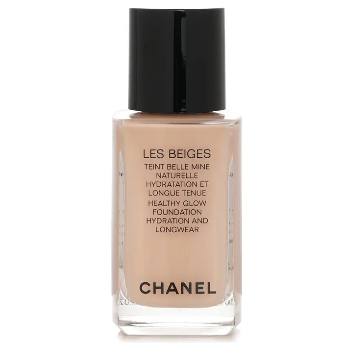 Chanel Les Beiges Teint Belle Mine Naturelle Healthy Glow Liquid Foundation - Makeup Cosmetic with Hydration, Longwear, Silky, Flawless Finish - #B10, 30ml/1oz