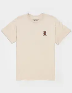 RIOT SOCIETY Gone Fishing Embroidered Mens Tee