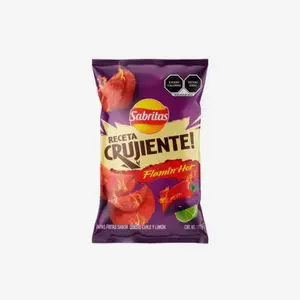 Sabritas Receta Crujiente Xtra Flamin- 5 pk