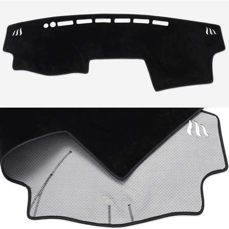 Canvcle Dash Cover for Toyota Camry 2002-2006 Custom Fit Non-Slip Polyester UV Ray Protection Dashboard Mat with Pre-Cut Vents for Enhanced Safety