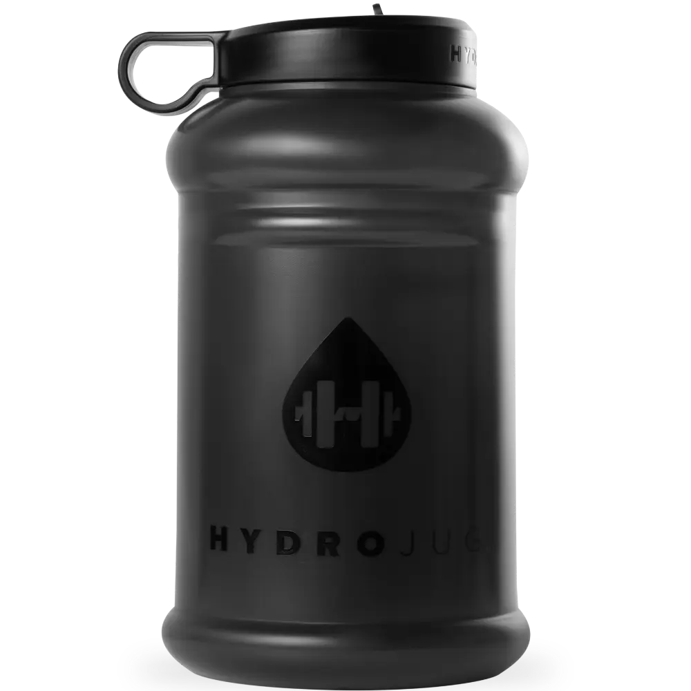 HydroJug Half Gallon Water Bottle 73oz - Refillable, Reusable Jug With Carry Handle - Leakproof Guarantee - Great For On-The-Go Hydration - Dishwasher Safe, BPA Free