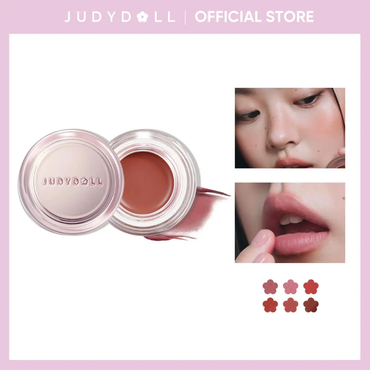 JUDYDOLL YOYO STACKABLE Multi-Use Balm, Blur, Lip & Cheek Pudding Pot, Soft Matte Lipstick, Velvet Satin Lip Mud, Cream Blush, Makeup, Cosmetics, Refresh Look, Summerwins, Tinted Lip Balm, Lip Stick
