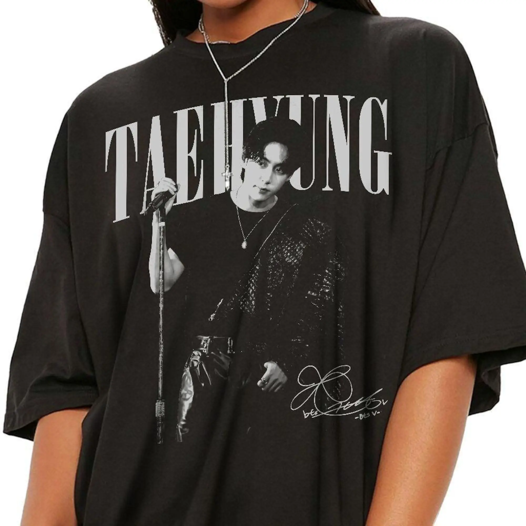 Vintage V Comfort Colors Shirt, V Kim Taehyung Kpop Merch, Gifts For Fan
