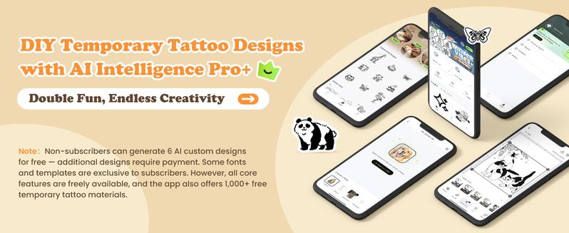 Phomemo DIY Temporary Tattoo Maker, TK32 Tattoo Maker for Kids & Adults, Create Custom Temporary Tattoos, DIY Tattoo Sticker Kit with 50 Papers & 8 Markers, Perfect for Parties, Events, Gifts & Creative Fun, Black Phomemo DIY Temporary Tattoo Maker, TK32 Tattoo Maker for Kids & Adults, Create Custom Temporary Tattoos, DIY Tattoo Sticker Kit with 50 Papers & 8 Markers, Perfect for Parties, Events, Gifts & Creative Fun, Black