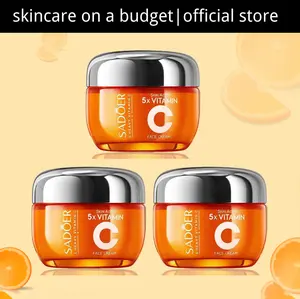【BUY 1 GET 2 FREE】5X Vitamin C Face Cream, Moisturizing, Hydration &Nourishing Face Cream,Facial Moisturizer for FineLines, Wrinkles Organic Lotion