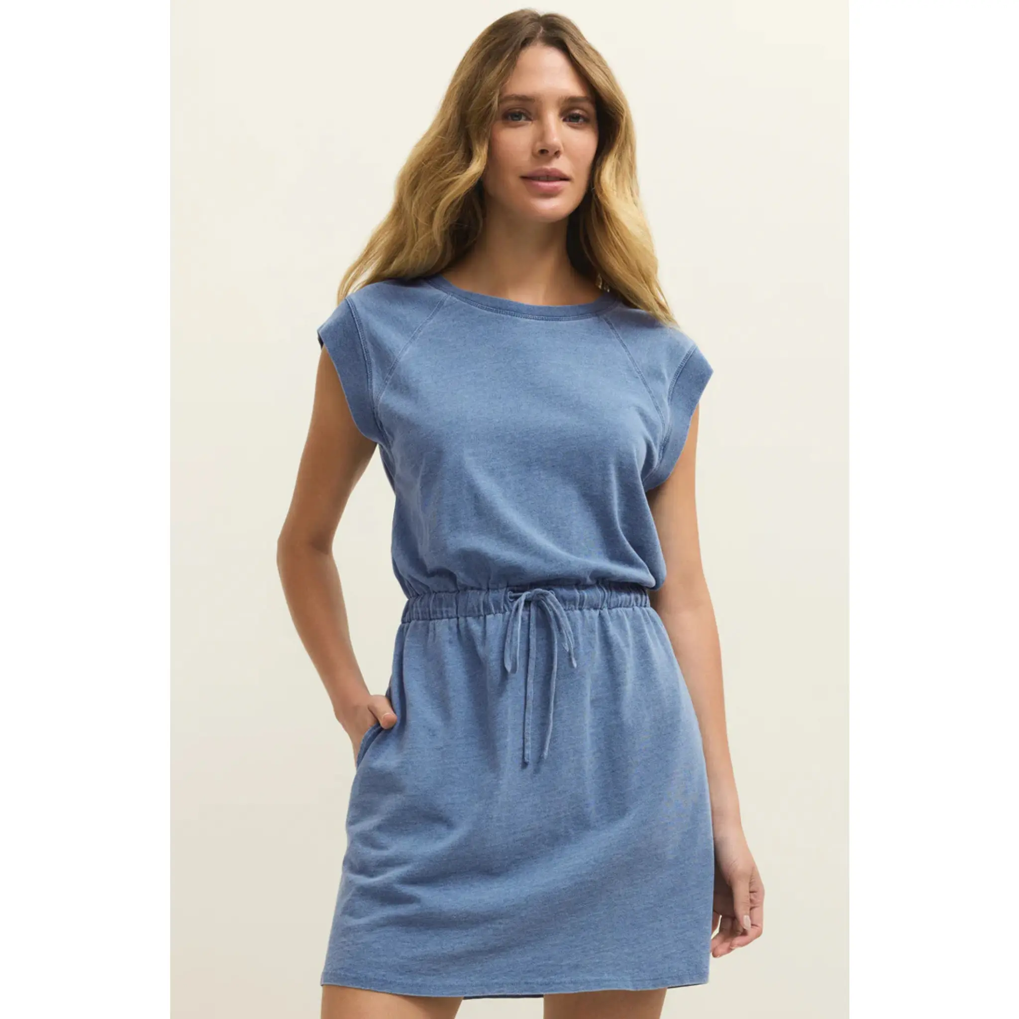 Z Supply: Kalani Jersey Denim Dress