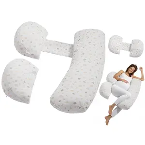 VEVOR Pregnancy Pillow Adjustable Maternity Pillow for Pregnant Women Soft Breathable