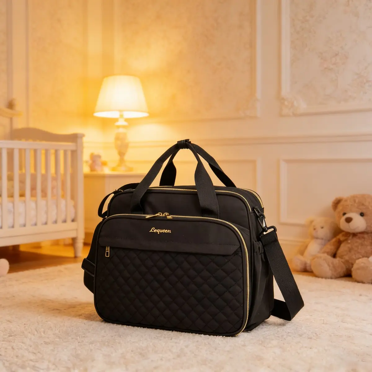 Large Capacity Maternity Bag, Multifunctional Crossbody Baby Bag, Casual Handheld Mommy Bag, Mummy Bag, Travel Storage Bag, Multifunctional Diaper Bag, Suitable for Pregnancy, Diaper Purse