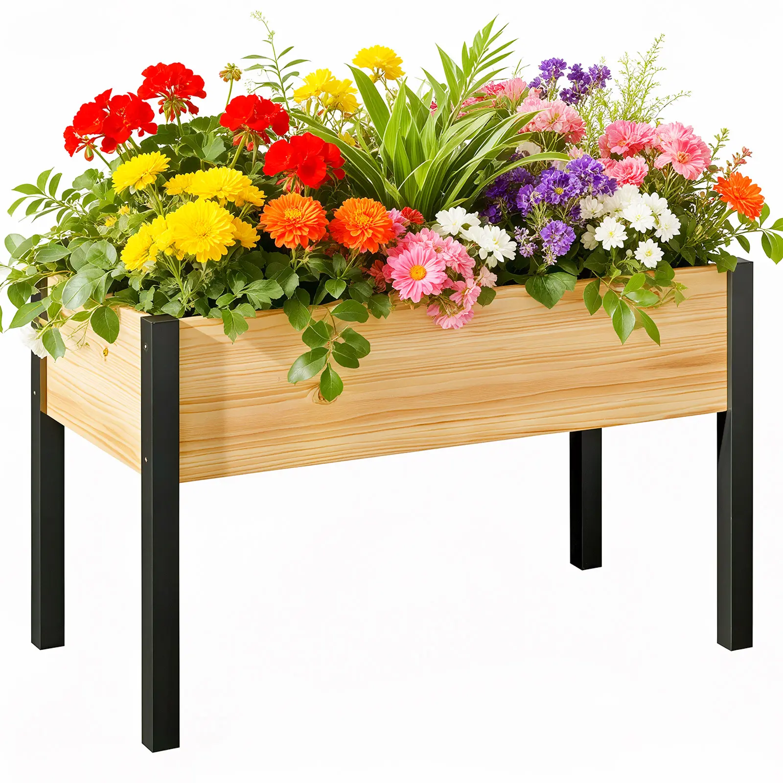 Metal Wood - 45.7"x22.8"x31.5"(Yellow)