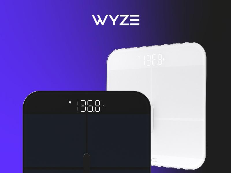 Wyze Scale X — Bluetooth Smart Weight Scale w/ ITO Glass for Body Composition Measurements (Weight Loss, BMI, Fat, Water, Muscle Mass etc.)