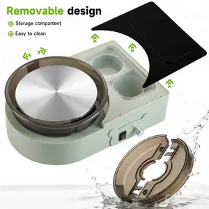 Pottery Wheel for Adults - Complete Pottery Tools Kit for Beginners, 6" Turntable Two-Way Rotation Adjustable Speed, 2.2 lbs. Air Dry Clay, Mini Clay Making Pottery Wheel with Storage Design