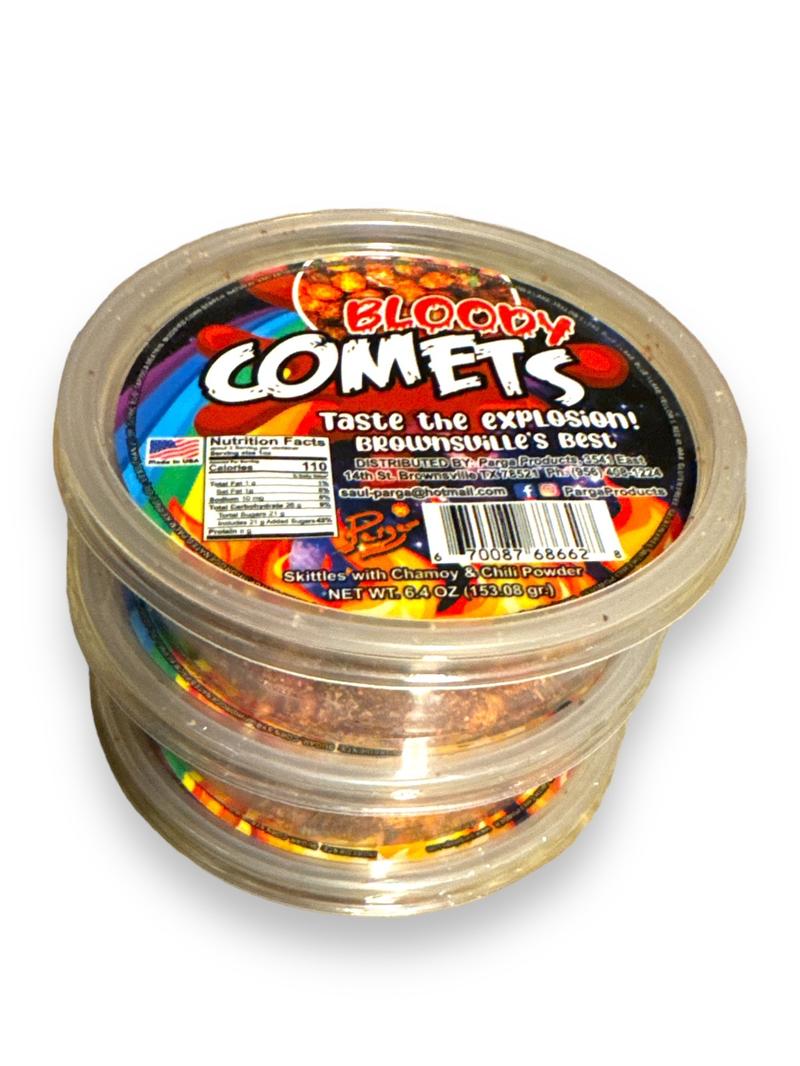 Bloody Comets-Skittles Enchilados Candy