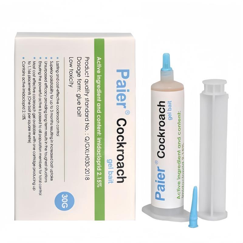Indoor Cockroach Exterminator, Insect Repellent, 1 tubes x 30g, 1 plungers and 2 tips, German Cockroach Pest Control, Can be used indoors and outdoors, Cockroach Killing Gel for American Cockroaches, German Cockroaches and other major cockroach species Indoor Cockroach Exterminator, Insect Repellent, 1 tubes x 30g, 1 plungers and 2 tips, German Cockroach Pest Control, Can be used indoors and outdoors, Cockroach Killing Gel for American Cockroaches, German Cockroaches and other major cockroach species