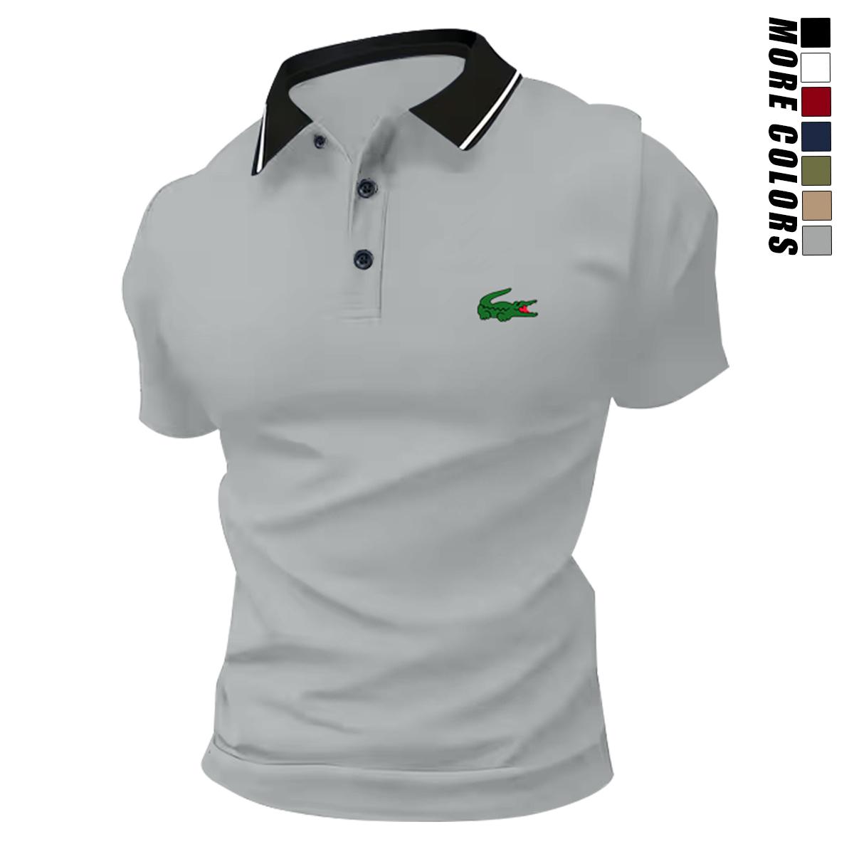 4-pack men&rsquo;s summer tops with animal print patterns, button placket and collar; polyester polo shirts that are machine washable, comfortable and stretchy&mdash;suitable for golf, everyday casual wear, fishing, and camping.,back to school,back to school shopping