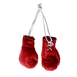Mini Boxing Gloves Miniature Punching Gloves Car Hanging Pendant Boxing Gloves Model Decoration Rearview Mirrors Styling KOU JIANG
