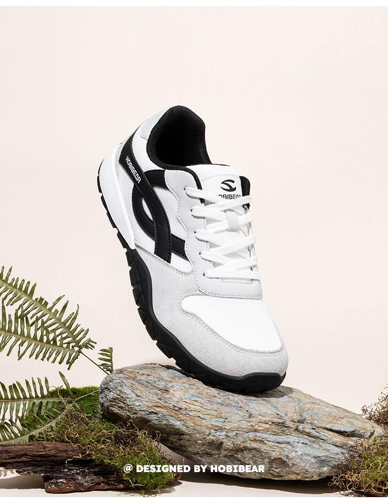 HOBIBEAR Wide-Head Shoes for Spring/Autumn: Durable Casual Shoes, Lightweight Hiking Wide-Fit Footwear, Comfortable for Wide Foot Pads, Suitable for Everyday Wear