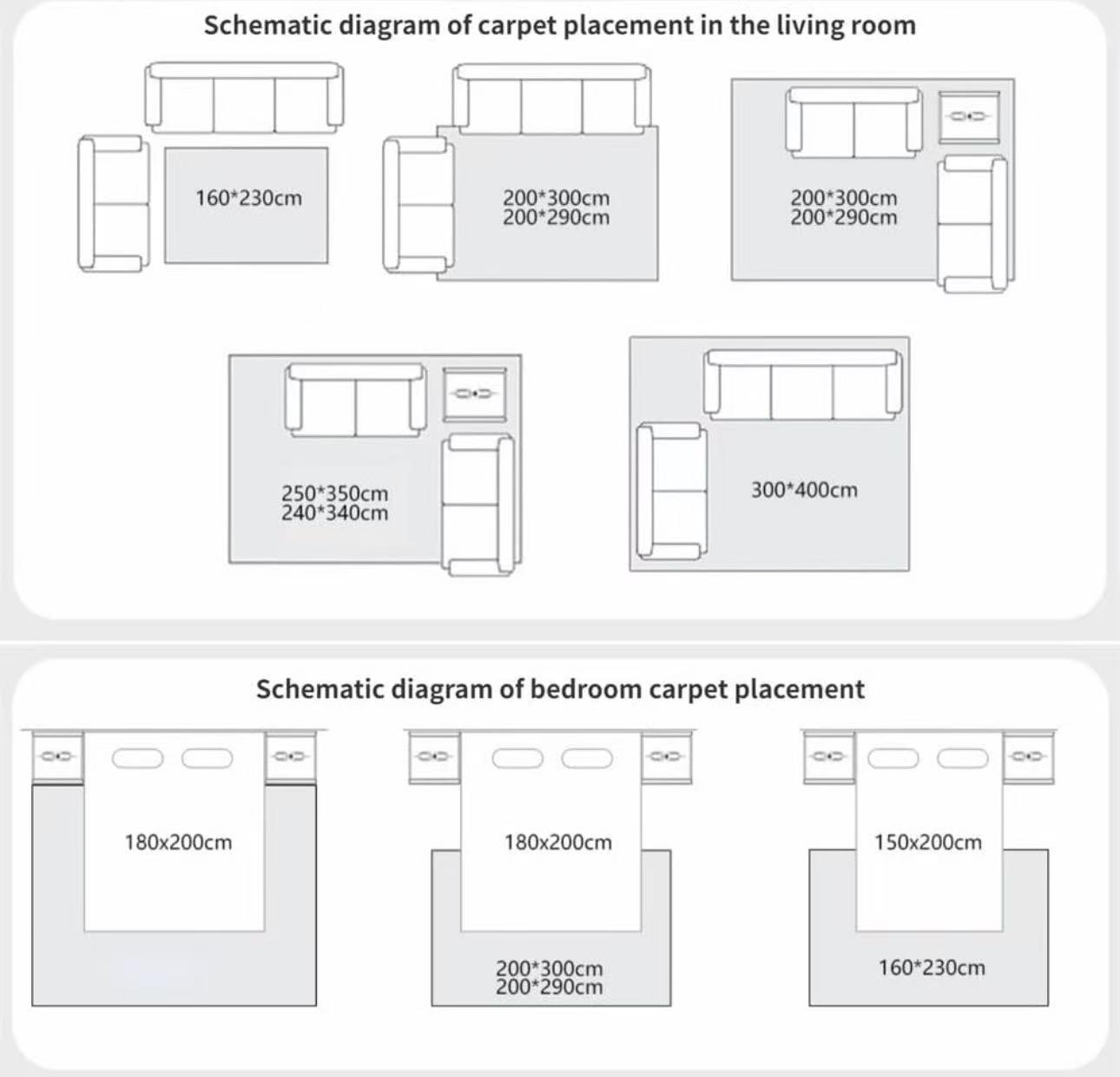 H&D HOME Modern Faux Cashmere Low Pile Area Rug Soft Cozy Microfiber Mat for Living Room Bedroom Non-Slip Rubber Backing Non-Shedding Stain-Resistant Dust-Release Easy to Clean Machine Washable Waterproof Kid & Pet Friendly