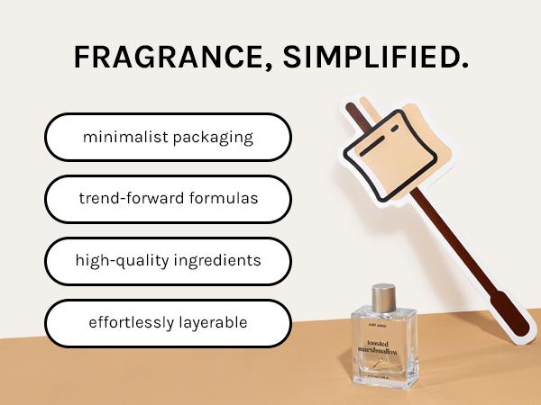 Just Juice Toasted Marshmallow - Vanilla Perfume for Women and Men - Gourmand Mini Travel Perfume with Caramel, Marshmallow, Amber Notes - 0.33 oz