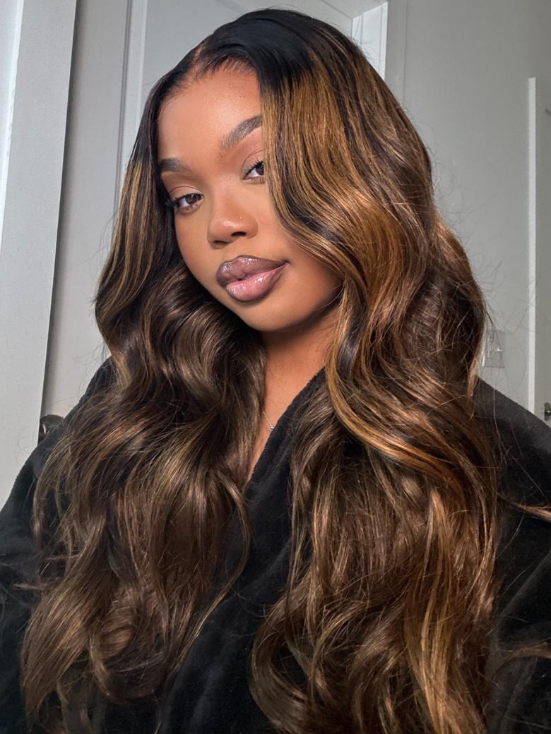 【Bye Bye Slip】UNice Glueless Balayage Highlight Body Wave Wig with Drawstring Pre-cut 7x5 HD Lace Closure Human Hair Wigs with Bleached Knots Friendly for Beginners #SpringStatements