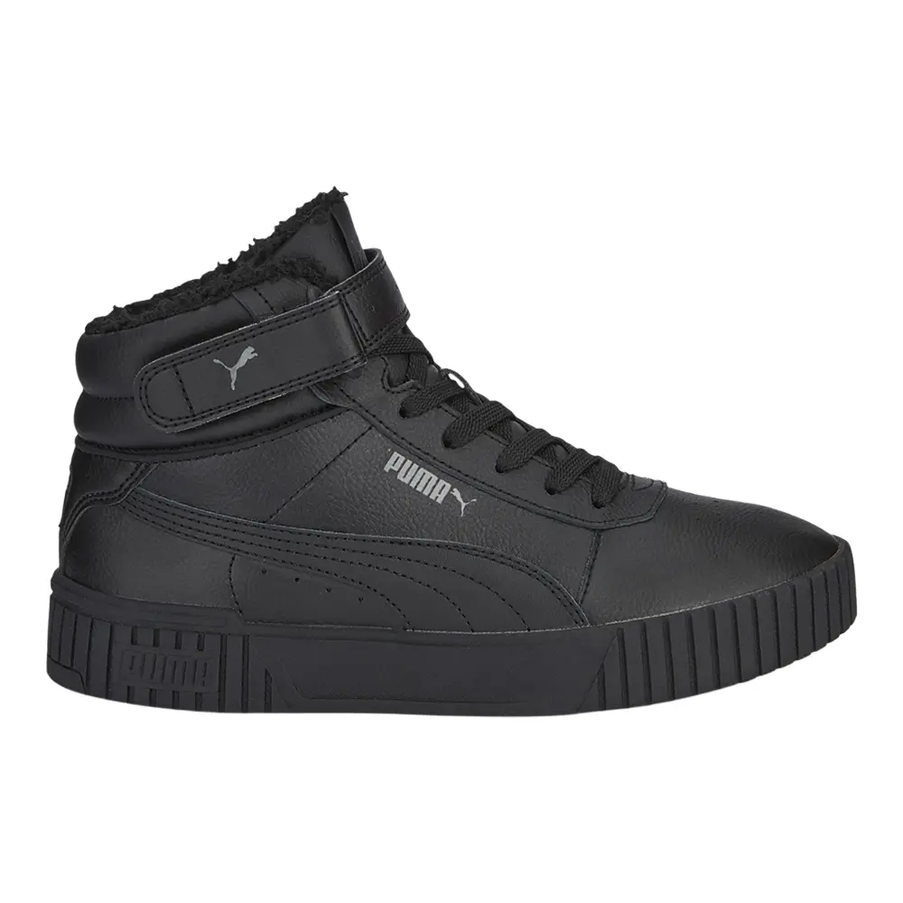 PUMA Womens Carina 2.0 Winter Mid  Sneakers Shoes Casual - Black