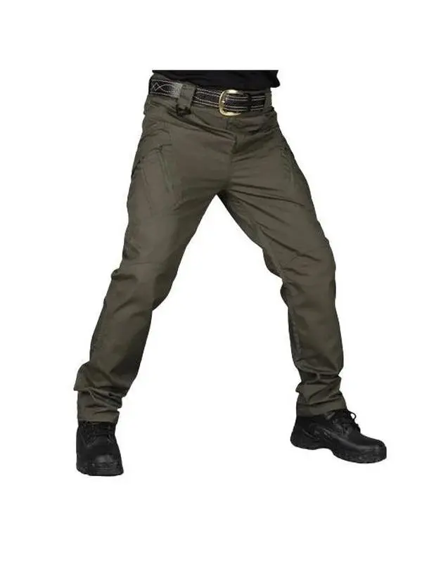 Tactical Cargo Pants Men Outdoor Waterproof SWAT Combat Military Camouflage Trousers Casual Multi Pocket Male Work Joggers