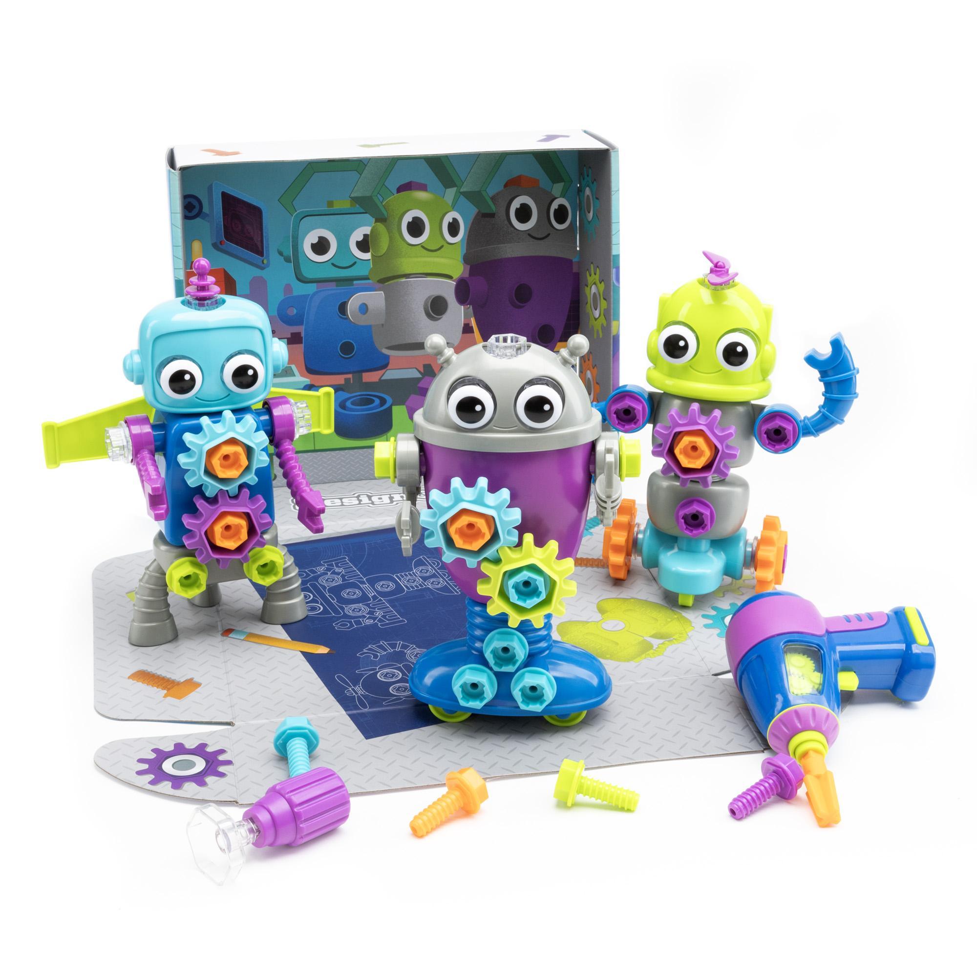 Educational Insights Design & Drill Series Electric Drill Toy - Bolt-It Bucket Brightworks Robot Workshop STEM Toy Gifts for Boys & Girls Ages 3+ - Block Set Educational Insights Design & Drill Series Electric Drill Toy - Bolt-It Bucket Brightworks Robot Workshop STEM Toy Gifts for Boys & Girls Ages 3+ - Block Set