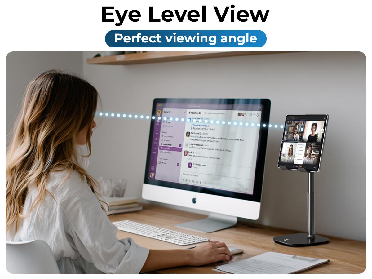 Cooper TabHolder, 7-10" Height Adjustable Tablet Stand, Premium iPad Stand for Desk, 270° Tilt Portable Monitor Holder for 15.6-17" Displays, for All Smartphone, iPad, Kindle, Surface, Samsung Tablets Adjustable,Multi-Device,Stand Cooper TabHolder, 7-10" Height Adjustable Tablet Stand, Premium iPad Stand for Desk, 270° Tilt Portable Monitor Holder for 15.6-17" Displays, for All Smartphone, iPad, Kindle, Surface, Samsung Tablets Adjustable,Multi-Device,Stand