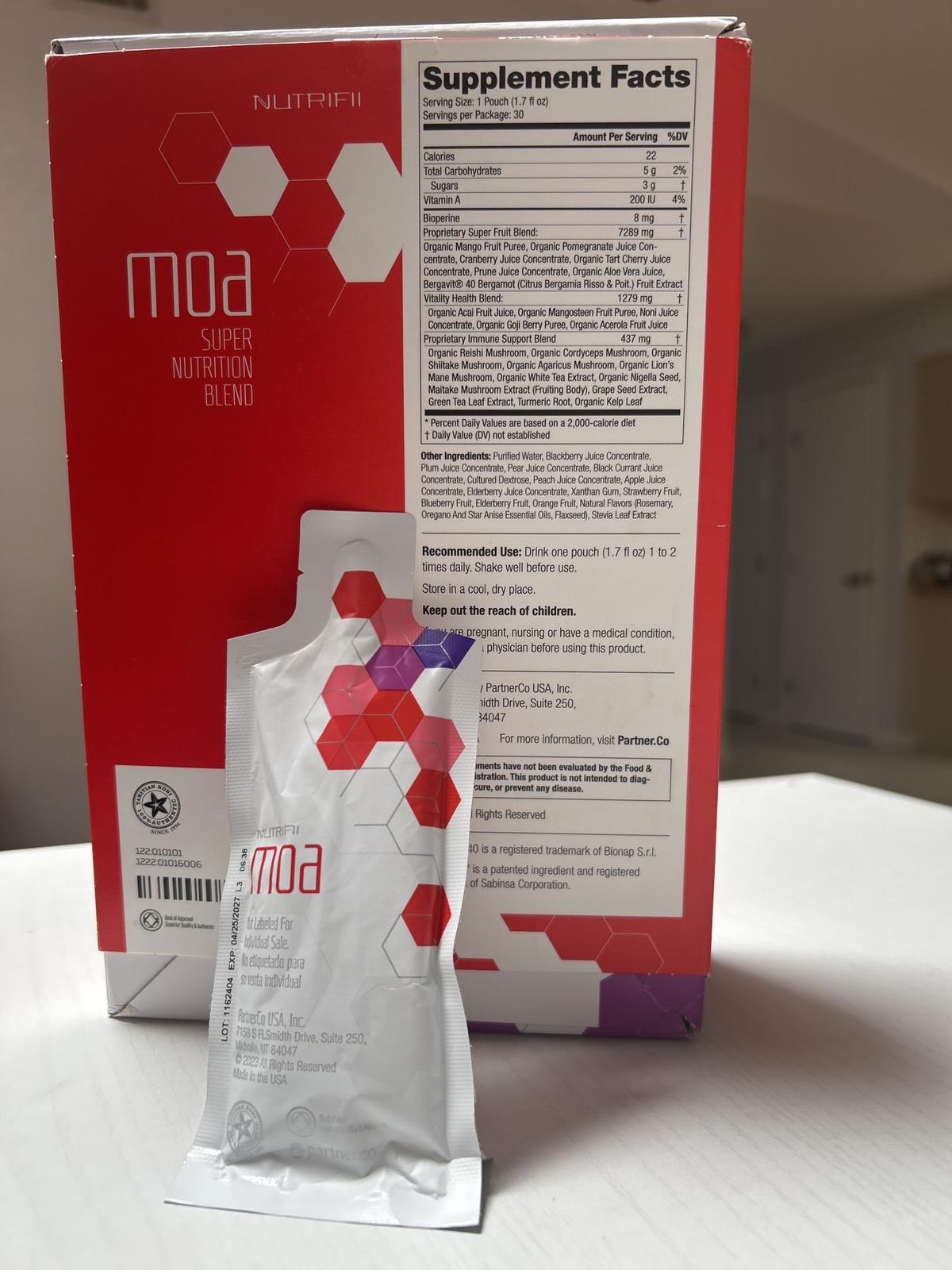 Nutrifii MOA super food nutrition blend powerful, antioxidant