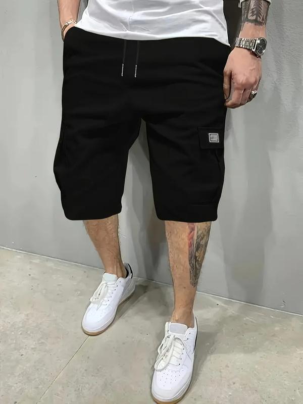 Men's cargo shorts, diagonal pockets, versatile casual wear, everyday wear men's shorts