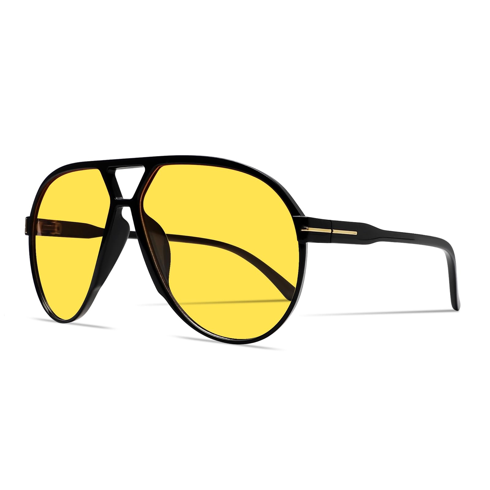 Retro Polarized Square Aviator Sunglasses Vintage Oversized Trendy Unisex Amazon.com: SOJOS Retro Polarized Aviator Sunglasses Womens  main image 4