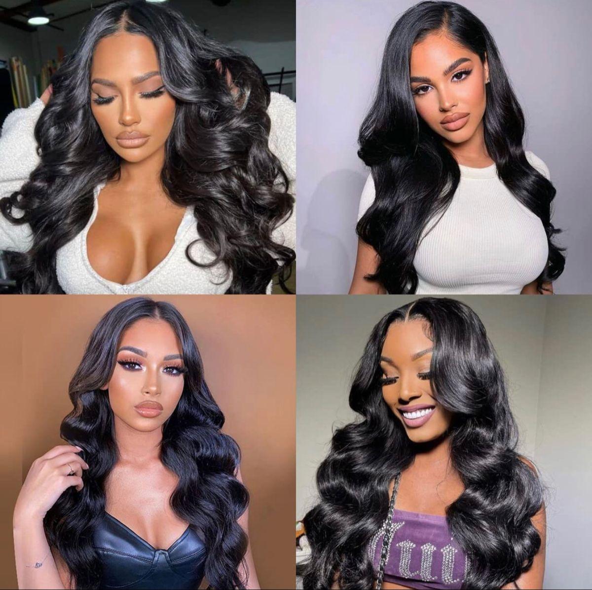 MYLOCKME Brazilian Hair Body Wave 13x6 Lace Frontal Human Wig Pre Plucked 13x4 HD Transparent Lace Frontal Wig For Women 180Density blackfriday