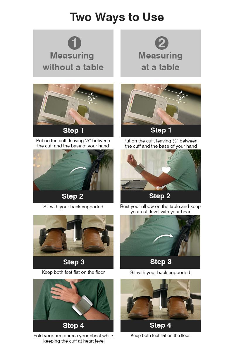 iHealth Push Wrist Blood Pressure Monitor, Digital Bluetooth Blood Pressure Machine with Large Display and Portable Carrying Case Healthcare Kit iHealth Push Wrist Blood Pressure Monitor, Digital Bluetooth Blood Pressure Machine with Large Display and Portable Carrying Case Healthcare Kit