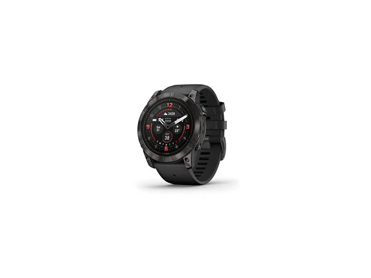 Garmin epix Pro (Gen 2) Sapphire Edition, 51mm, High Performance Smartwatch, Advanced Training Technology, Built-in Flashlight, Black