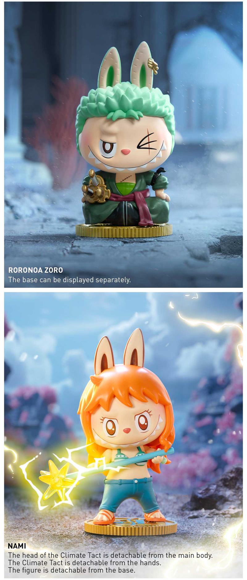 POP MART THE MONSTERS × One Piece Series Figures, Labubu Collectible Toys, Valentine’s Day Gifts