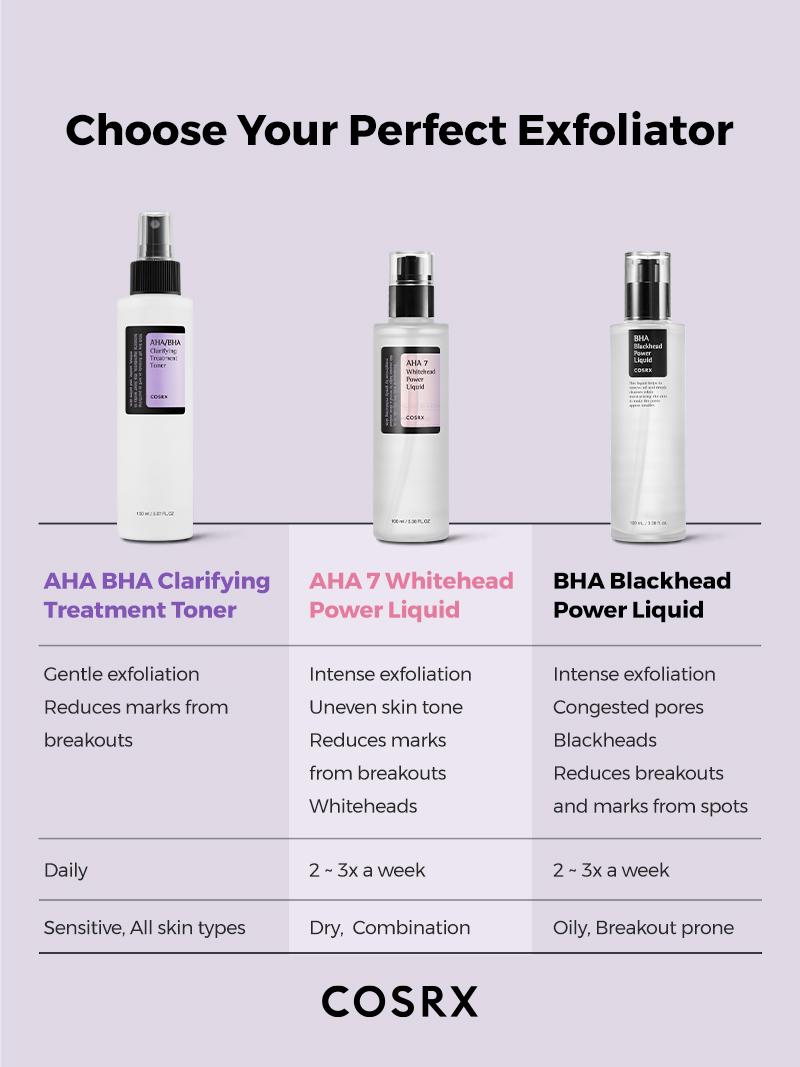 [COSRX Official] AHA/BHA Clarifying Treatment Toner (150ml) | ELIMINATE IMPURITIES, EXFOLIATE & HYDRATE ALL IN ONE STEP,
