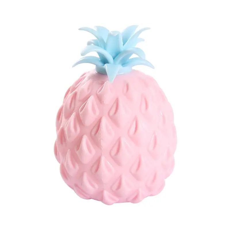 Creative pineapple stress relief ball, squeeze toy, soft pineapple stress ball, funny stress relief toy