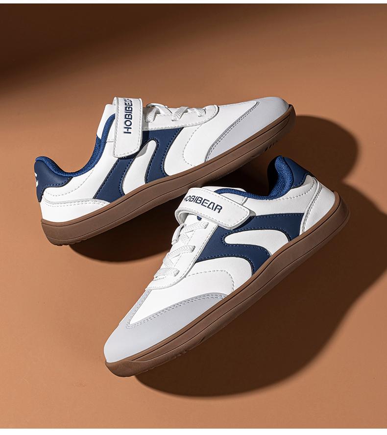 HOBIBEAR Leather Wide-Toe Hiking Shoes Outdoor Sports Shoes Campus Daily Casual Shoes Women's Walking Shoes