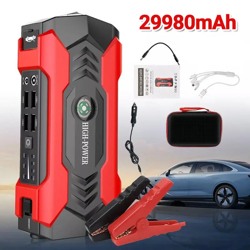 NeoAuto Car Jump Starter 29800mAh Booster Jumper Box Power Bank Battery Charger Portable dealsforyoudays Vehicle