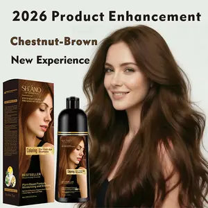 【Factory Direct】Multi-Color 3-in-1 Hair Dye Shampoo — Natural plant extracts nourish and repair hair, suitable for all hair types, instantly covers gray hair.