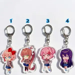DDLC Anime Acrylic Keychain, Doki Doki Literature Club Bag Charm