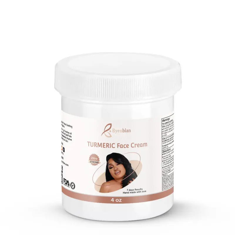Byenblan- turmeric Face Cream |  Exfoliate Moisturizer Skin Repair Acne discoloration pimples treatment 4oz