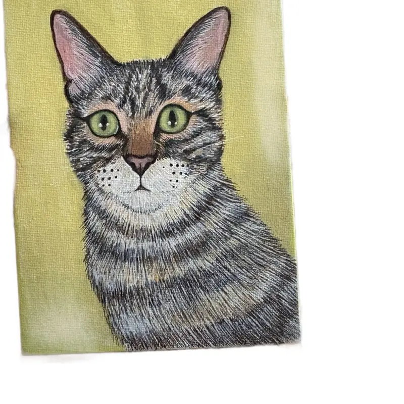 5x7 CUSTOM PET PORTRAIT CANVAS