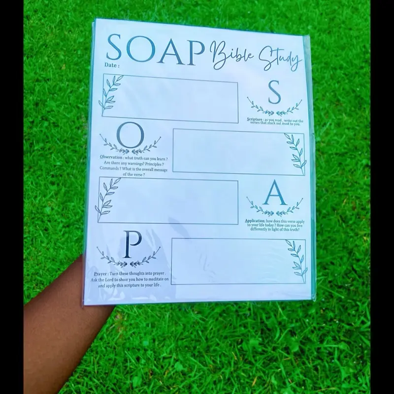 SOAP Bible Study Method Notepad