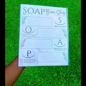 SOAP Bible Study Method Notepad