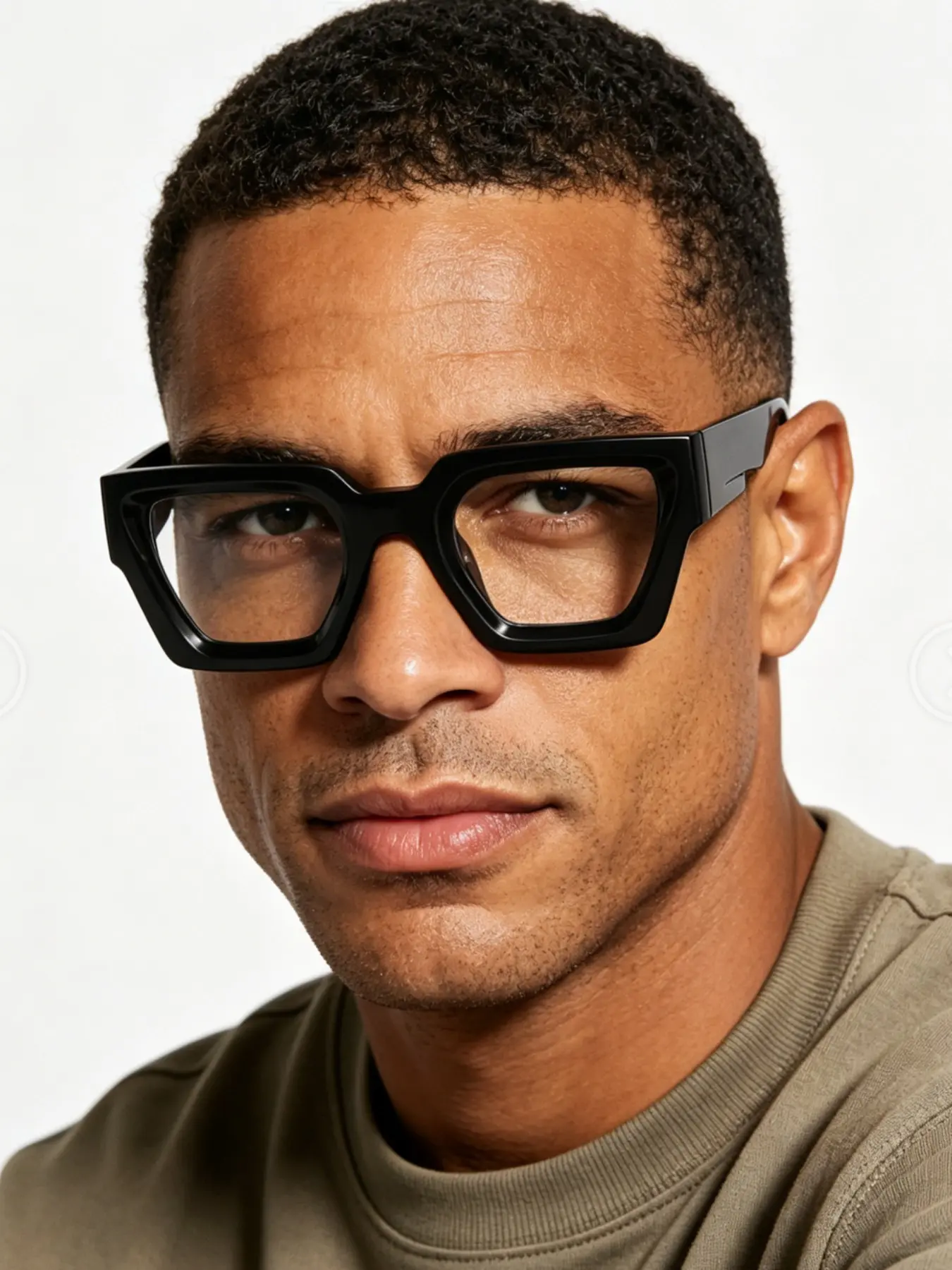 2 Pairs Unisex European Style Square Thick-Frame Glasses, Fashion Plain Lens Eyewear for Daily Wear, Ideal for Students & Office Workers, Nerd Style