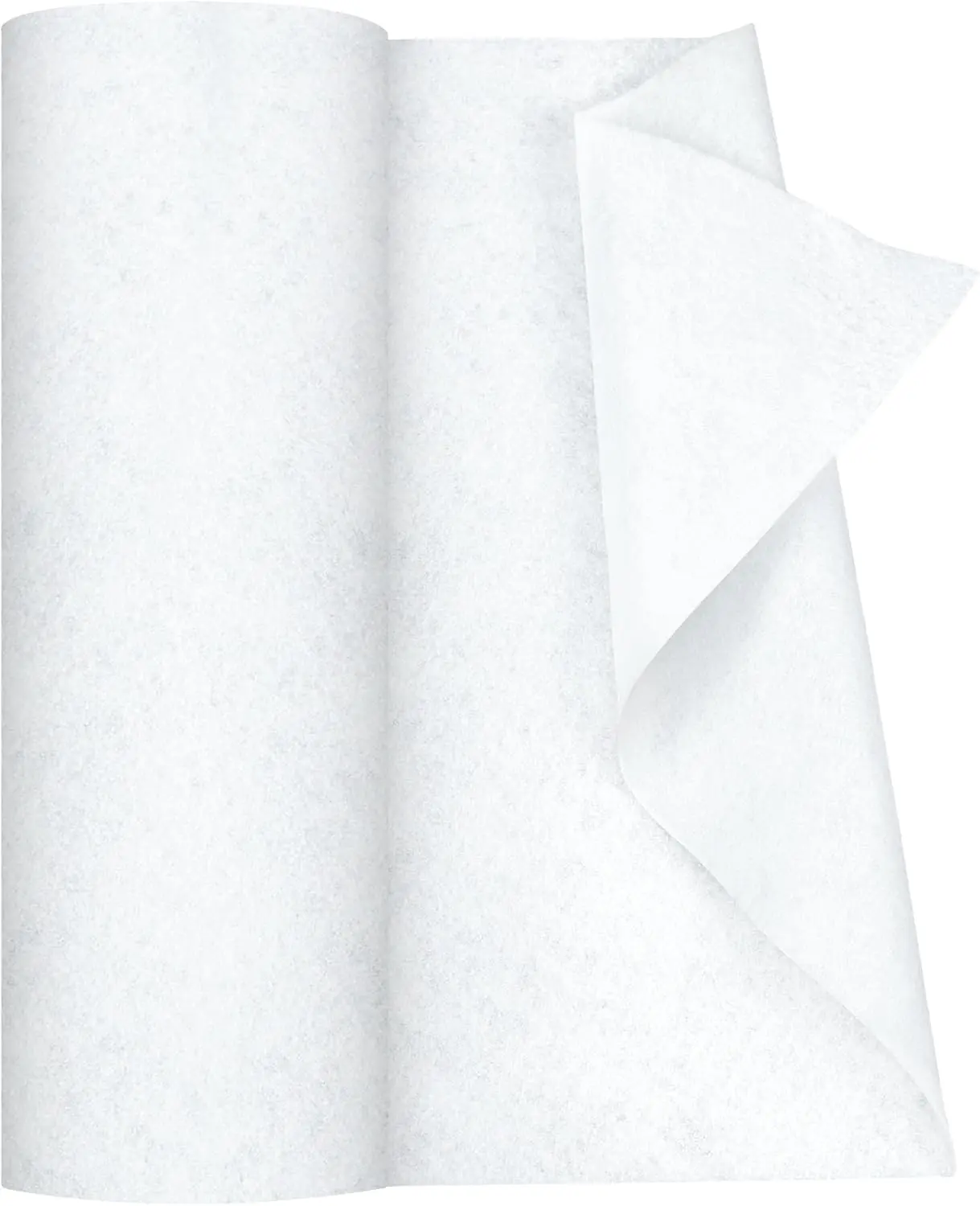 Iron-On Fusible Fleece Interfacing: 16.5 Inches x 10 Yards Medium Weight Single-Sided Loft Iron On Fusible Fleece White for Sewing Crafting and  Decor
