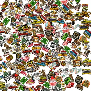 100 Funny Latino Meme Stickers Mega Pack Vol.1-3  Waterproof Vinyl Decals for Cars, Laptops, Helmets & Tumblers
