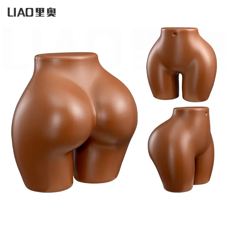 Women's Plus-Size Plastic Fashion Mannequin Torso - African Butt, Brazilian BBL Big Hips Female Form - for Underwear Fitting, Clothes Display, Sewing Craft Supplies, For Sewing Craft Supplies