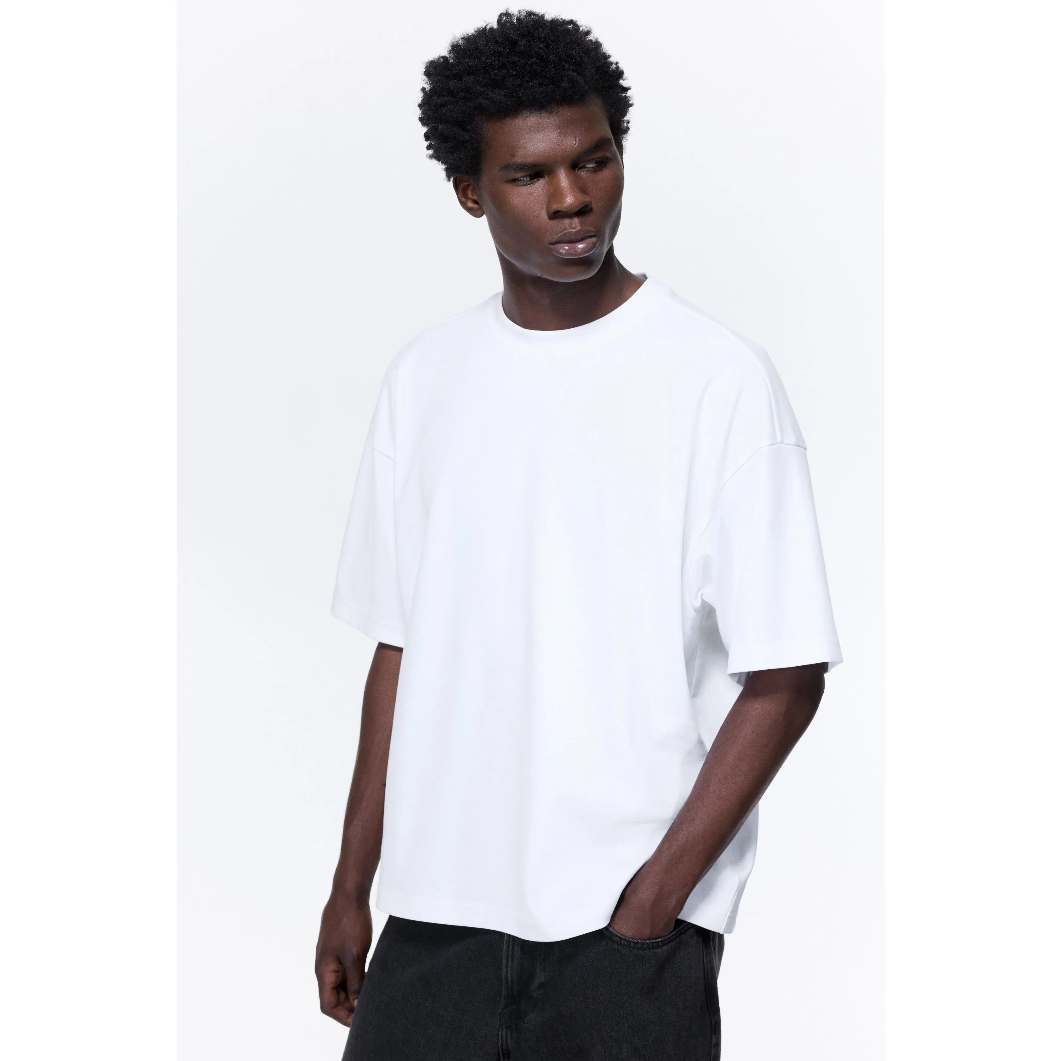 H&M Oversized Fit Interlock T-shirt