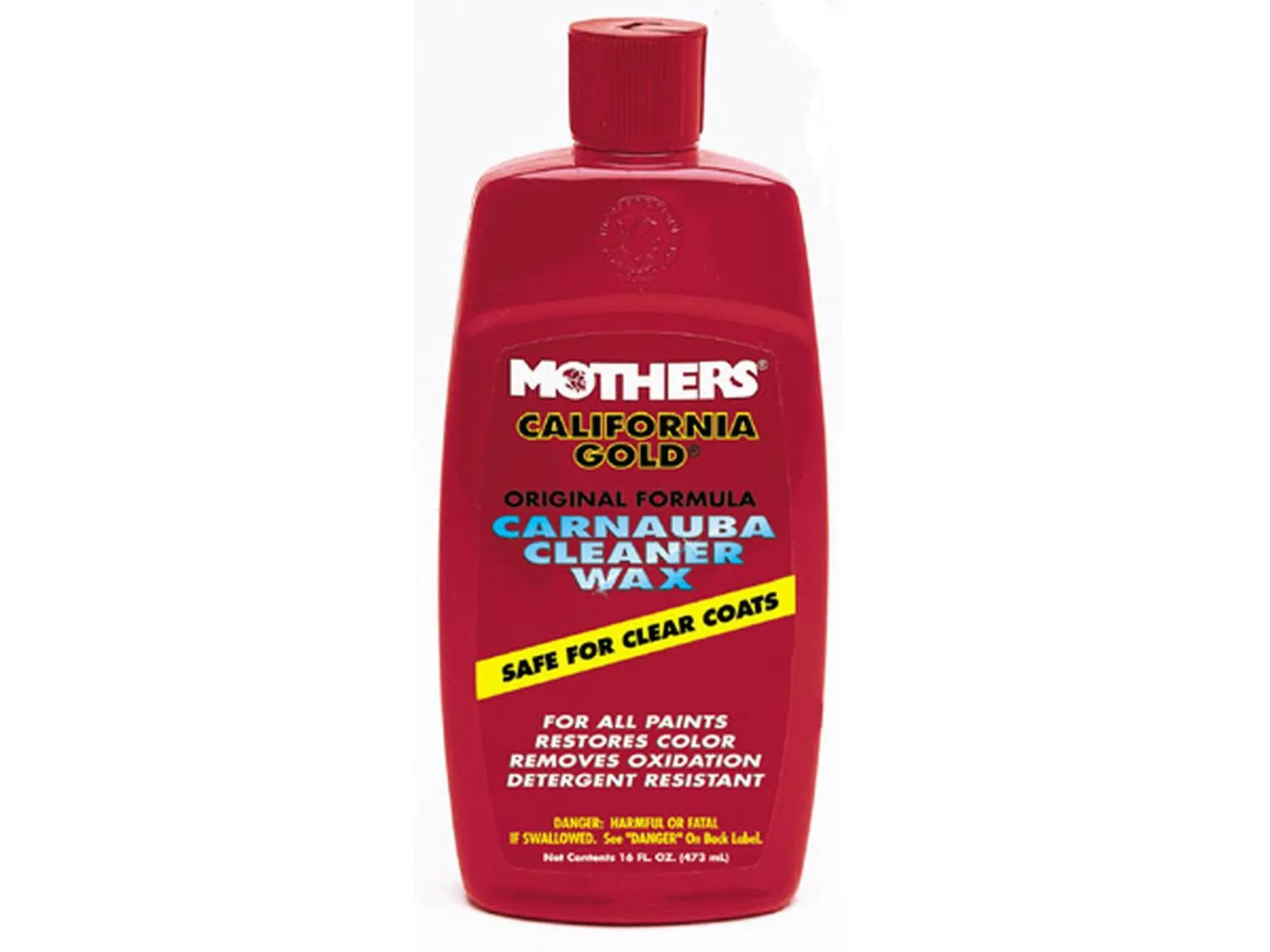 Mothers Carnauba Hard Wax - 16 oz Detergent Resistant Paint Wax for All Car Finishes, Color-Restoring Automotive Care Product, Carnauba Wax, Paint Wax Hard Waxes